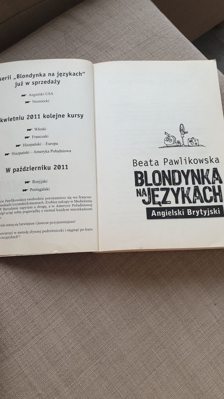 Blondynka na językach Angielski Brytyjski