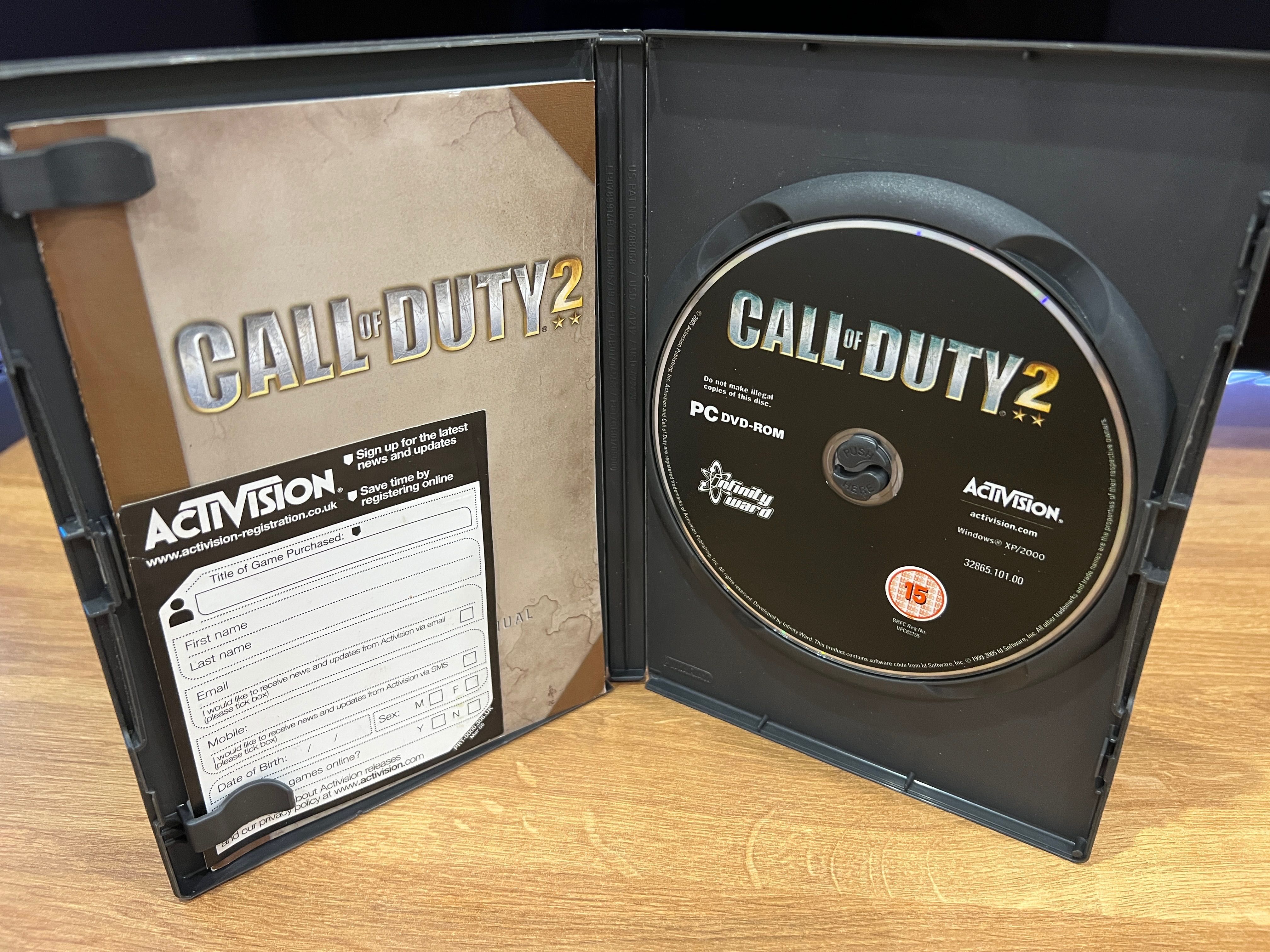 Call Of Duty 2 (PC EN 2005) DVD BOX premierowe kompletne wydanie