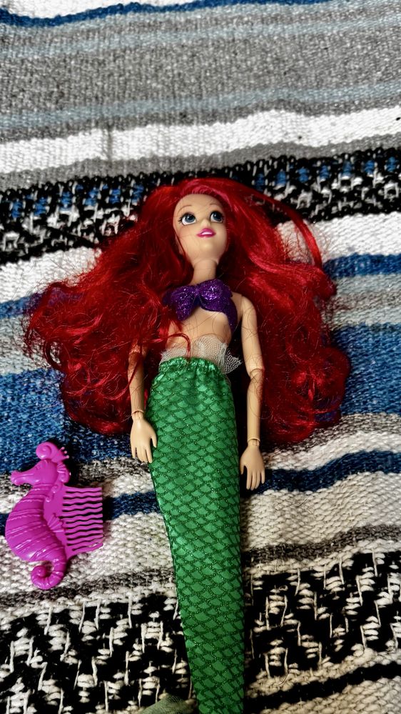 Lalka Arielka mala syrenka Ariel Mattel Disney ORYGINALNA