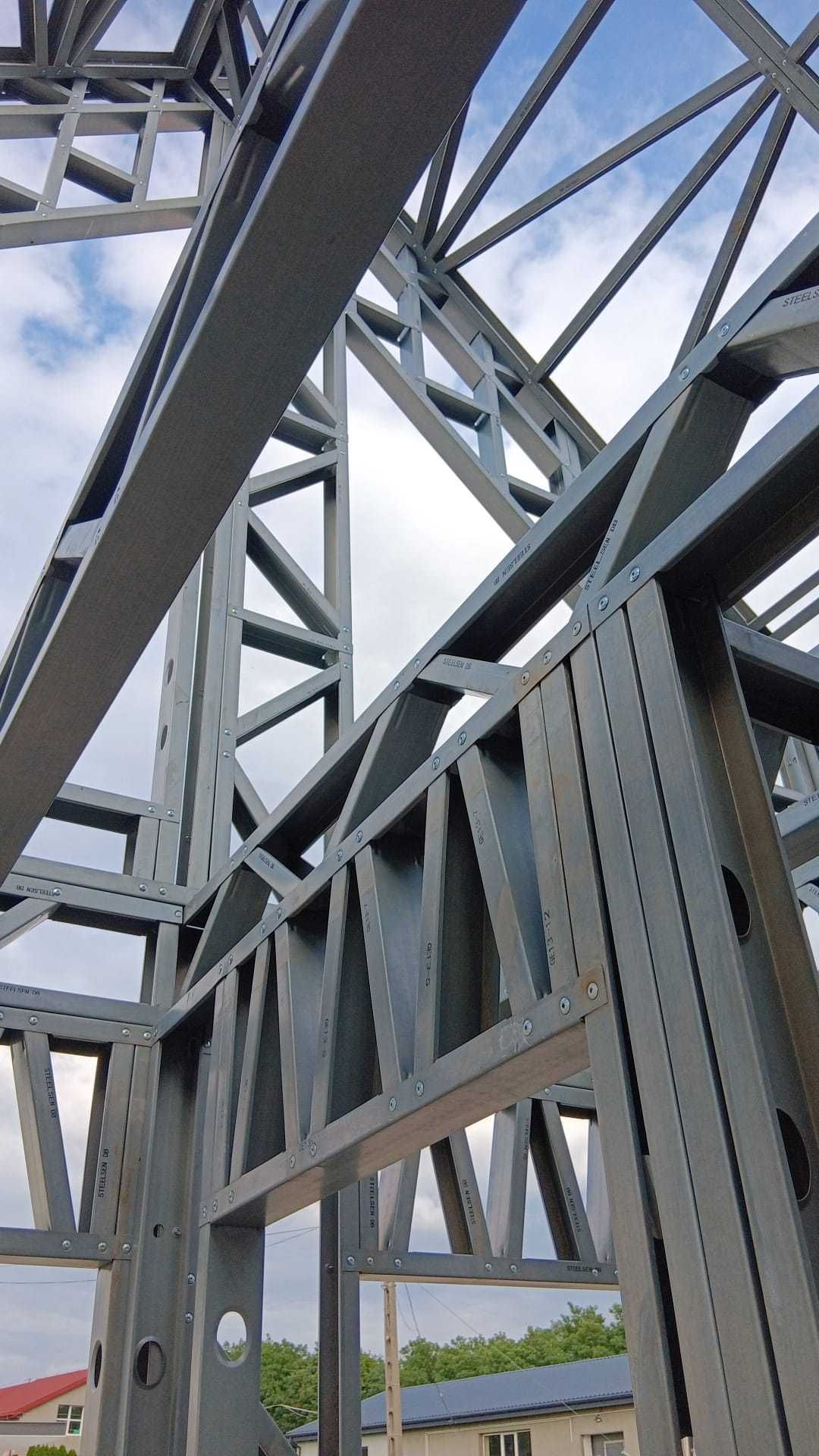 Domek 35m2 na zgłoszenie, konstrukcja stalowa