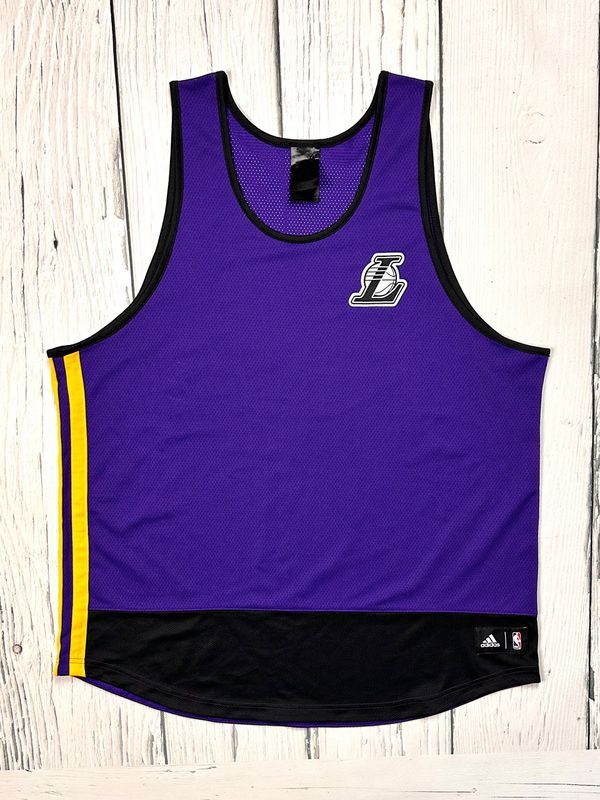 Adidas x Los Angeles Lakers Koszulka Tank Koszykarska Męska Logowana r