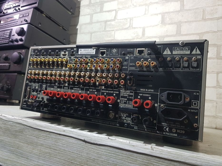 Пульт!7.1AV Ресивер Denon AVR-4308 7*170Вт! HDMI /USB /WiFi 3D