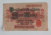 Banknot 2 marki , 1914 , Niemcy