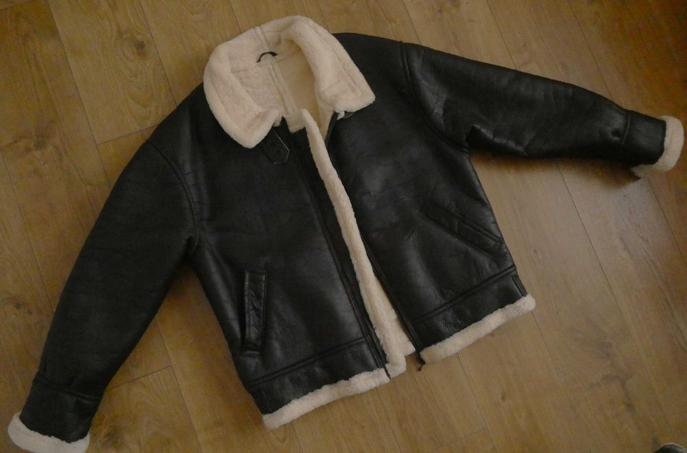 Kurtka skórzana męska KOŻUCH B3 skóra PILOTKA lotnicza L/XL