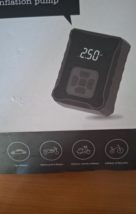 Bomba de inflar inteligente portátil
É um mini compressor de ar digit