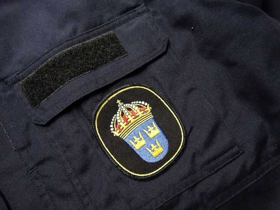 Szwecja Policja Polis Naszywka Koszula Szwedzka Męska Policyjna 44/46