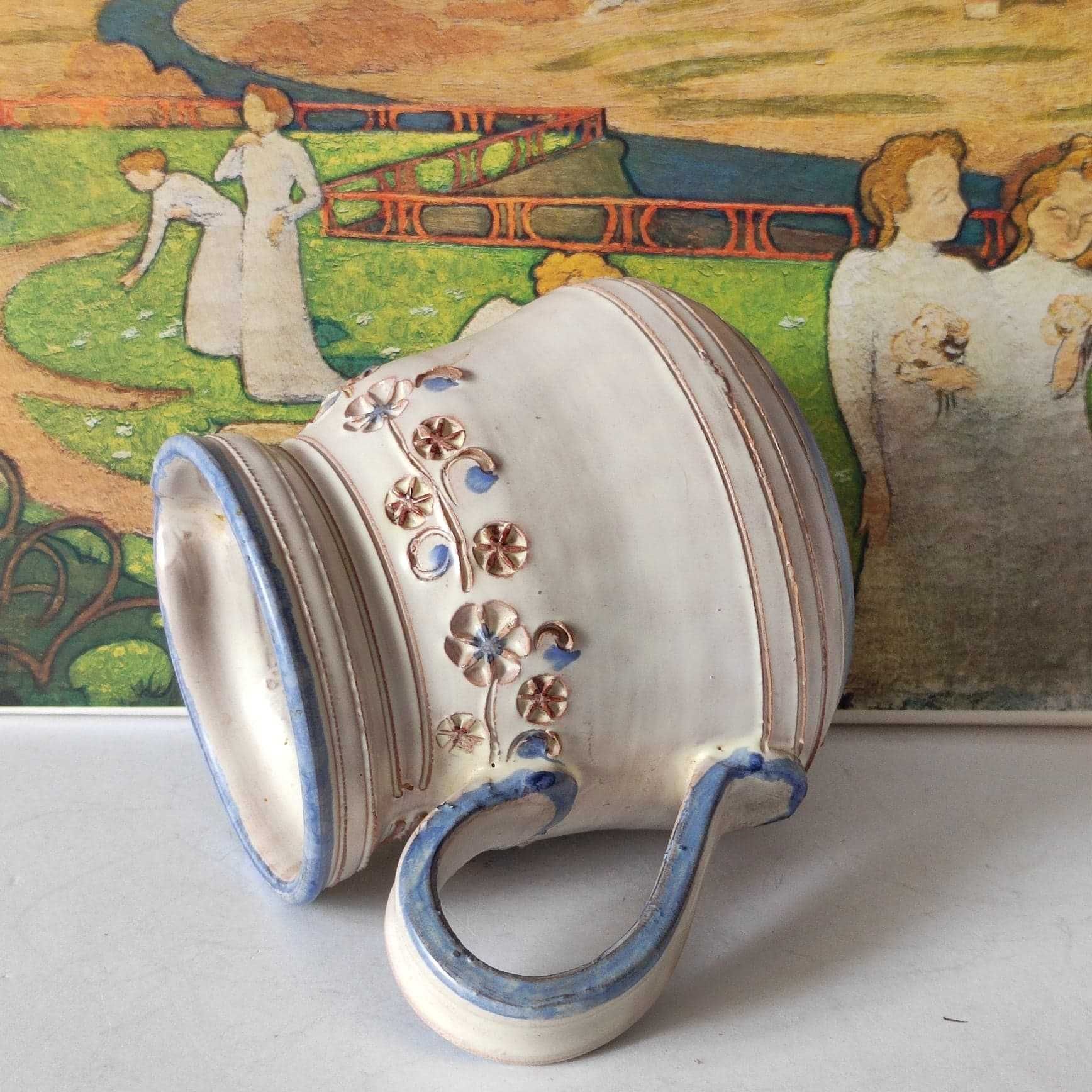 Stara ceramika wazon dzbanek wazon Graflich Ortenburg inne WGP Design