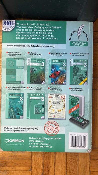 Biologia Operon - podręcznik zakres rozszerzony 1-3