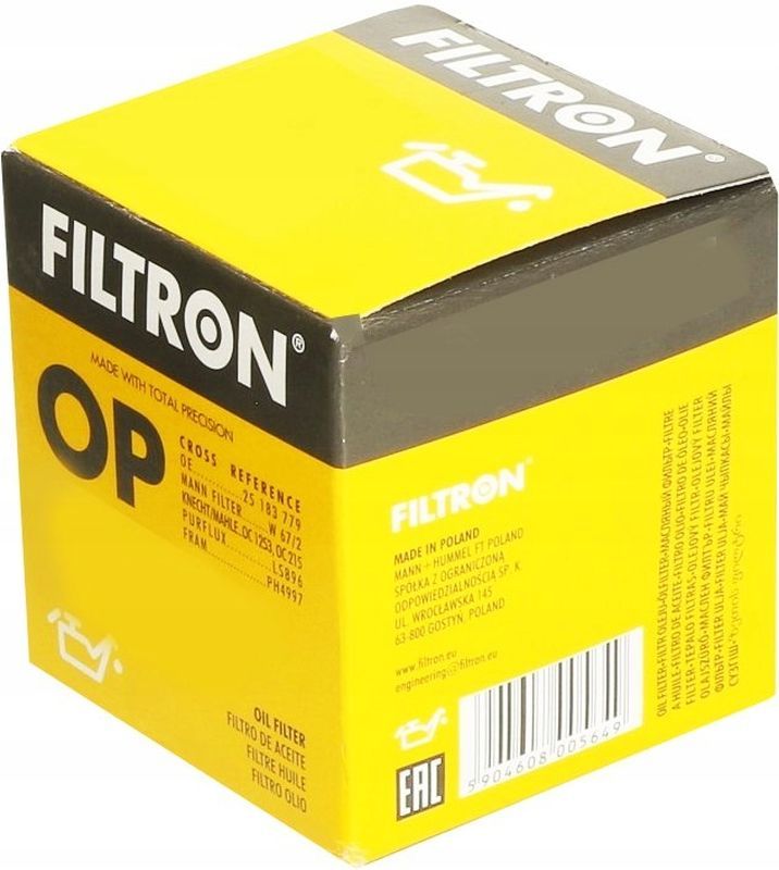 Filtr Ol.ducato 2.3jtd 02- Op 592/5 Filtron