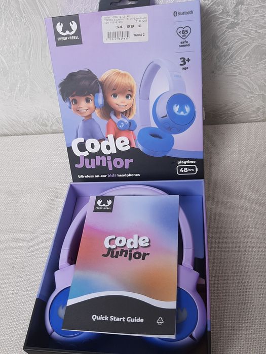 Детские наушники. Наушники Rebel Code Junior