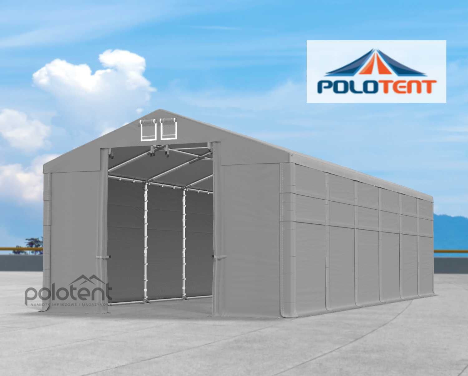 Namiot Magazynowy Całoroczny 8x12x4m Mocna Hala Namiotowa nowy namiot