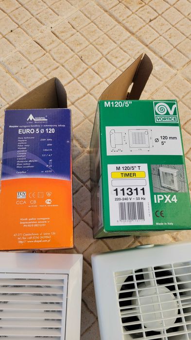 3 ventiladores 240v ac novos