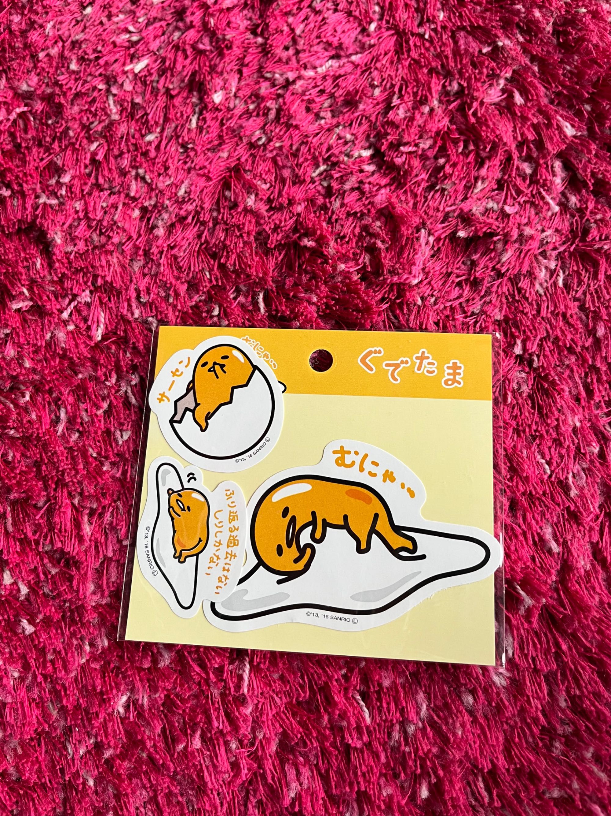 Gudetama Sanrio Hello Kitty naklejki