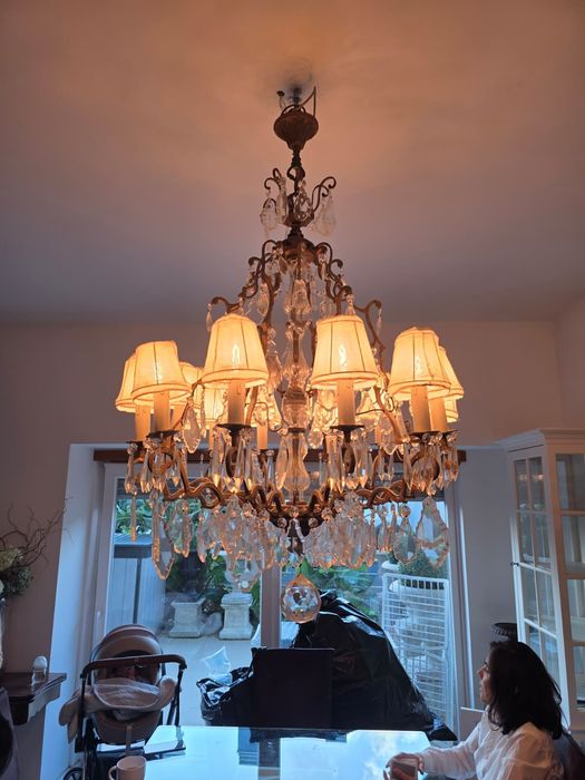 Lustre de cristal da "coisas da terra"