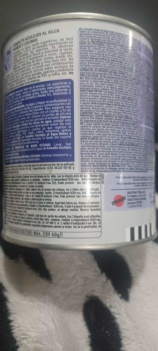 NOVO Tinta branca para pintura azulejos