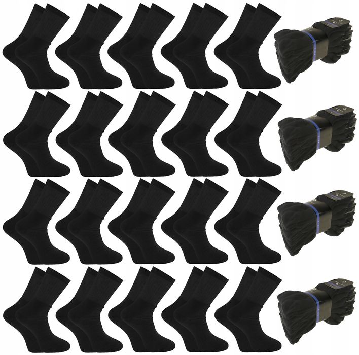 Moraj Skarpety Frotta 20 Par Bawełniane Grube Ciepłe 43-45