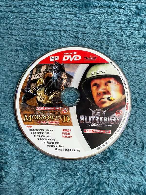 CD-Action gra PC The Elder Scrolls III + Blitzkrieg rolling thunder