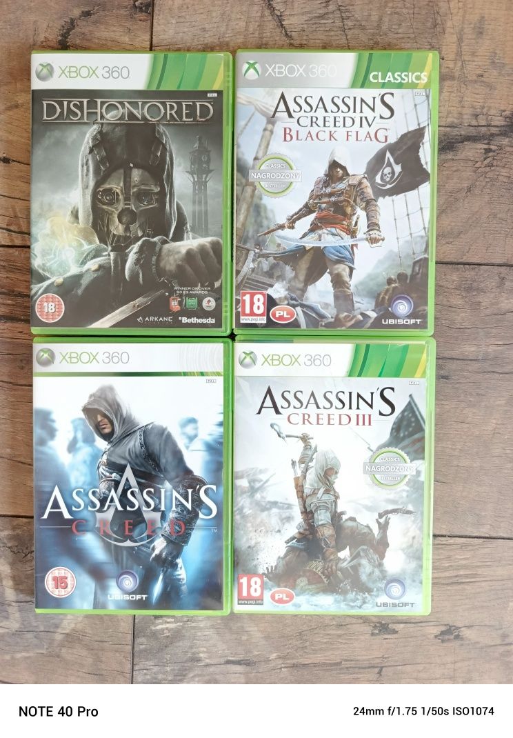 Zestaw gier na Xbox 360
