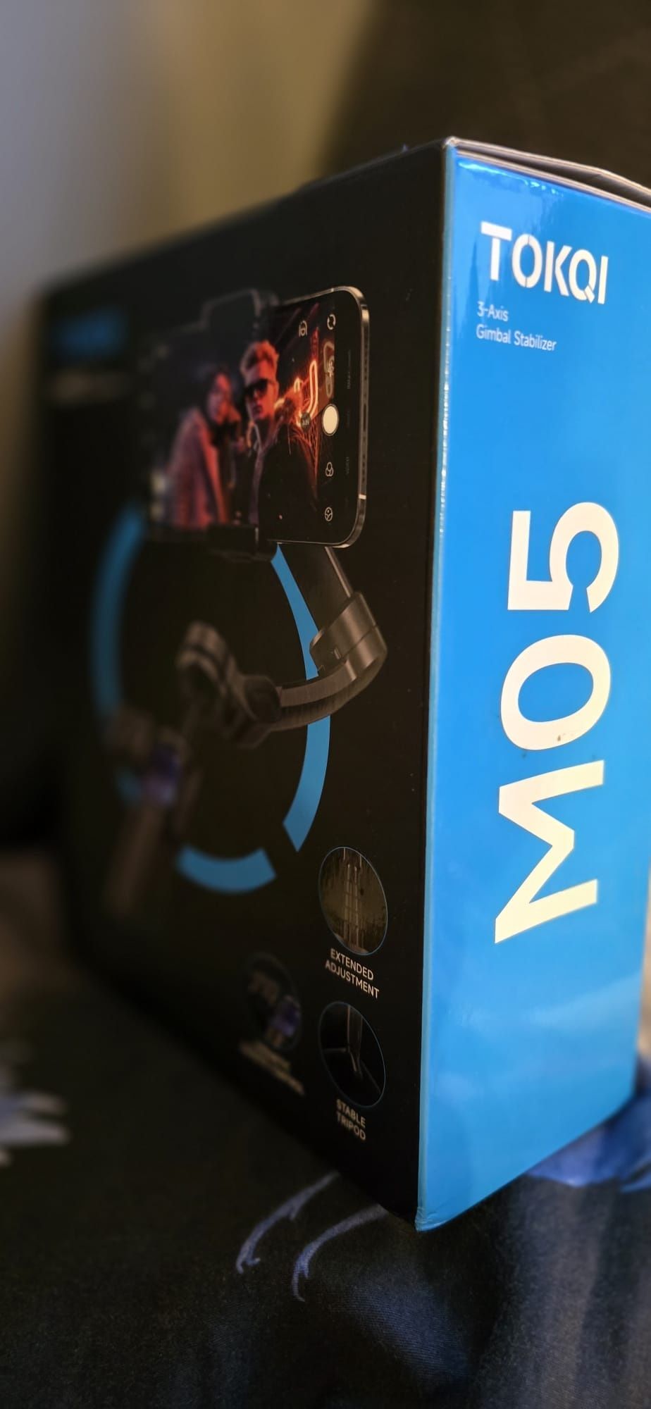 Trzyosiowy gimbal Android Bluetooth z teleskopem