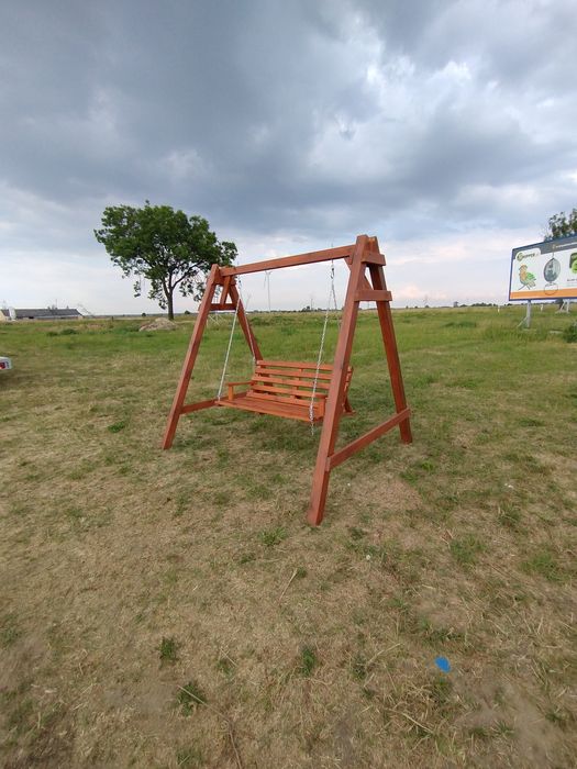 Huśtawka Ogrodowa z Ławką 140cm