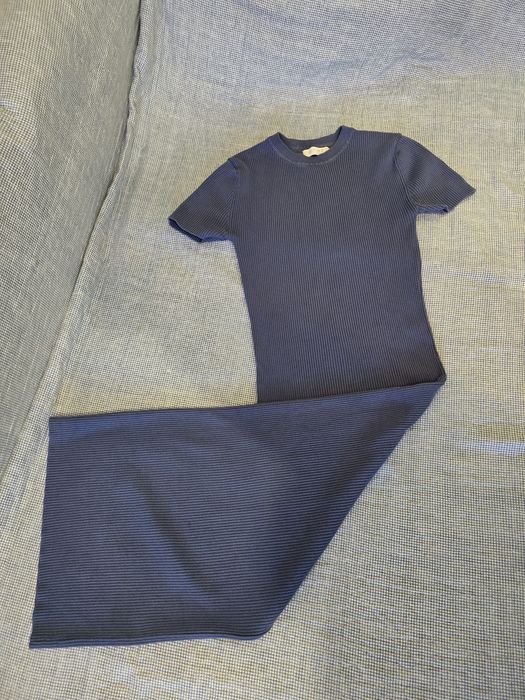 Плаття рубчик С-М. СТАН чудовий. Сине і жовте