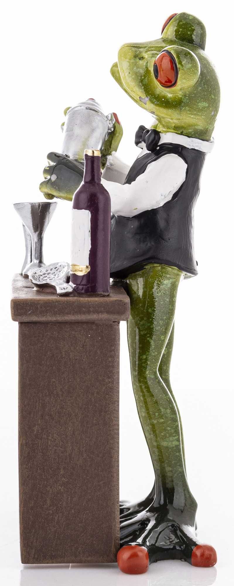 Figurka żaba barman żabka śmieszny prezent drinki