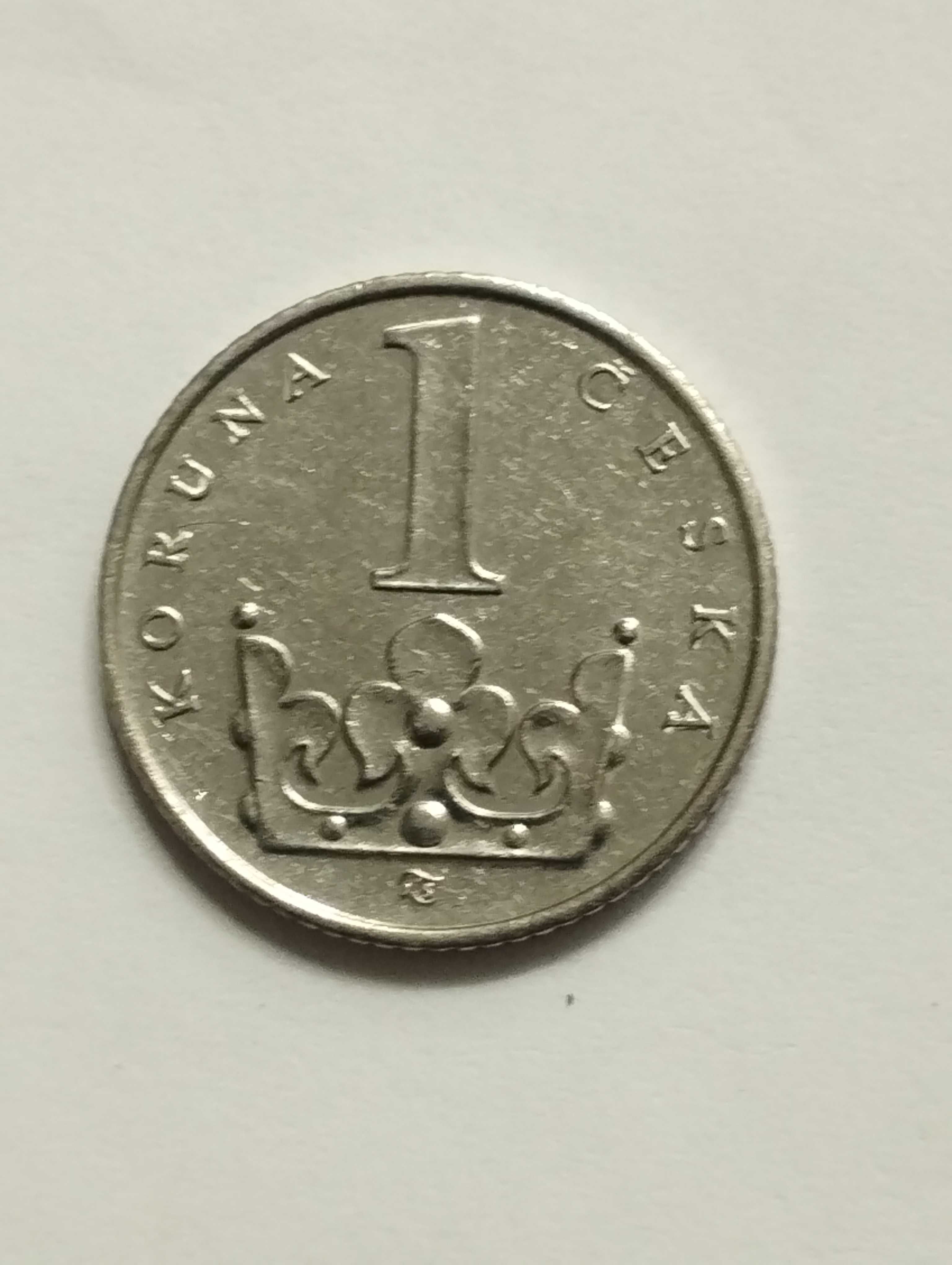 Sprzedam monetę Czechy 1 korona 1995r. stan bdb.