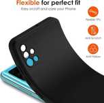 UŻYWANE Plecki etui IVOLER Galaxy A51 4G czarny mat wzmocnione brzegi
