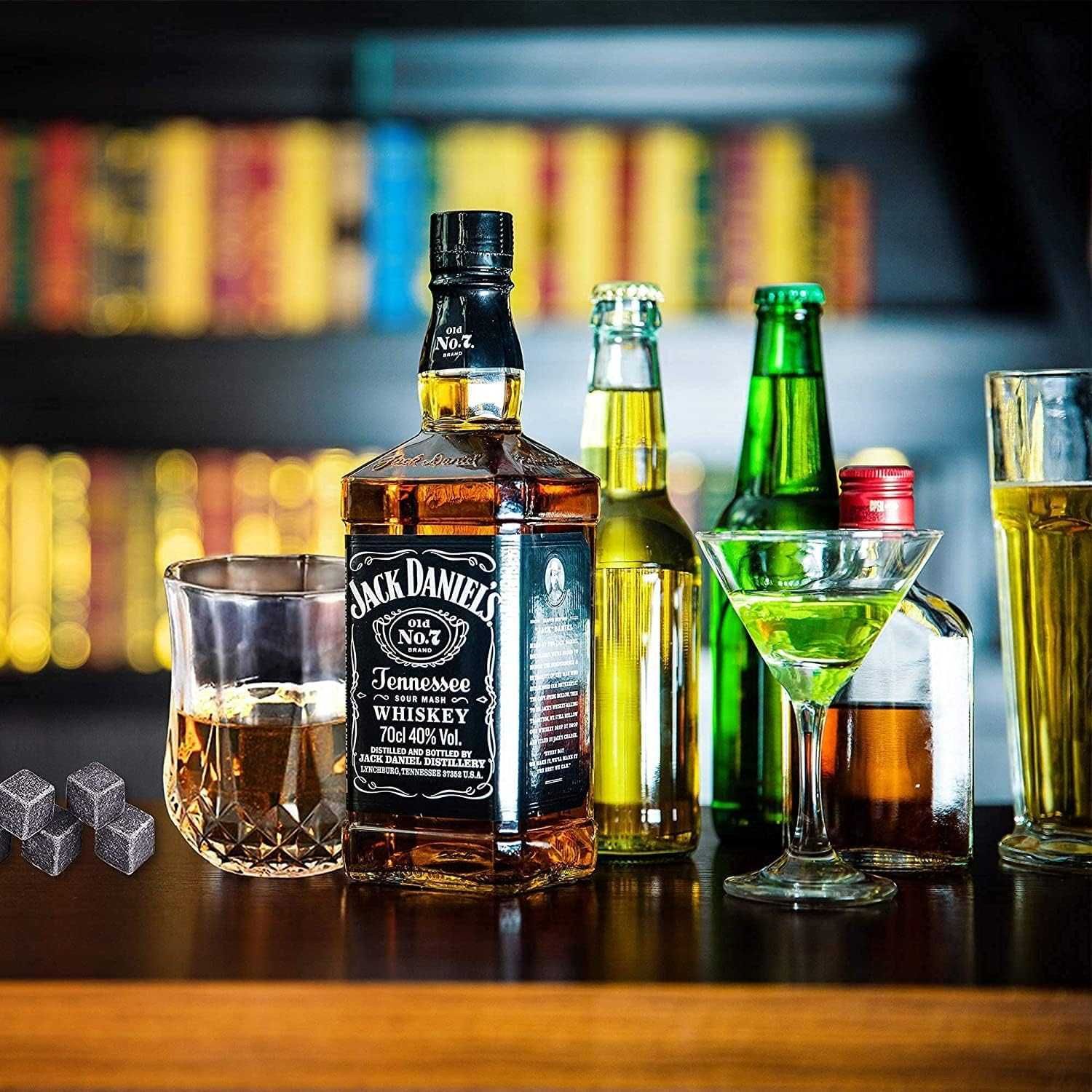 PREZENT na dzień chłopaka SZKLANKI DO WHISKY kostki KUFEREK na prezent