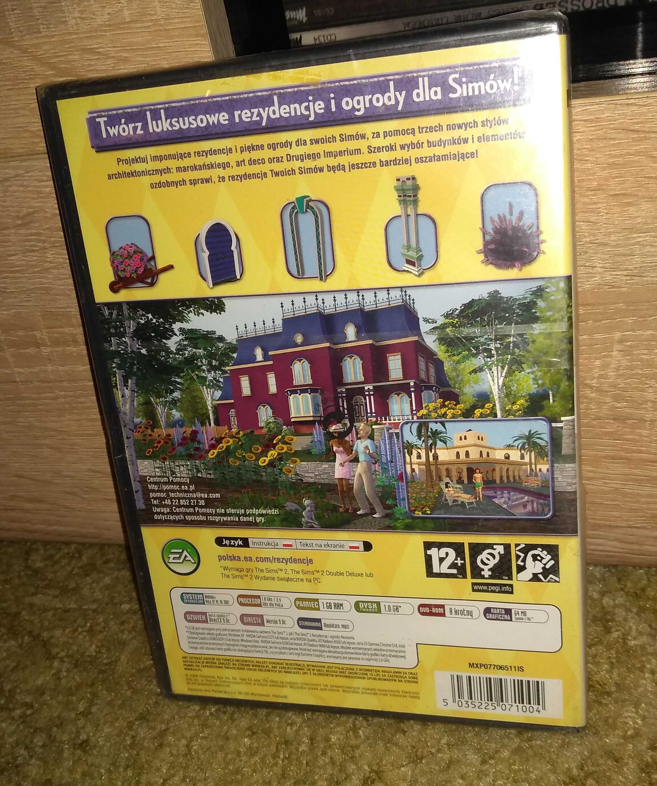 The Sims 2: Rezydencje i ogrody / PL /NOWA/ FOLIA