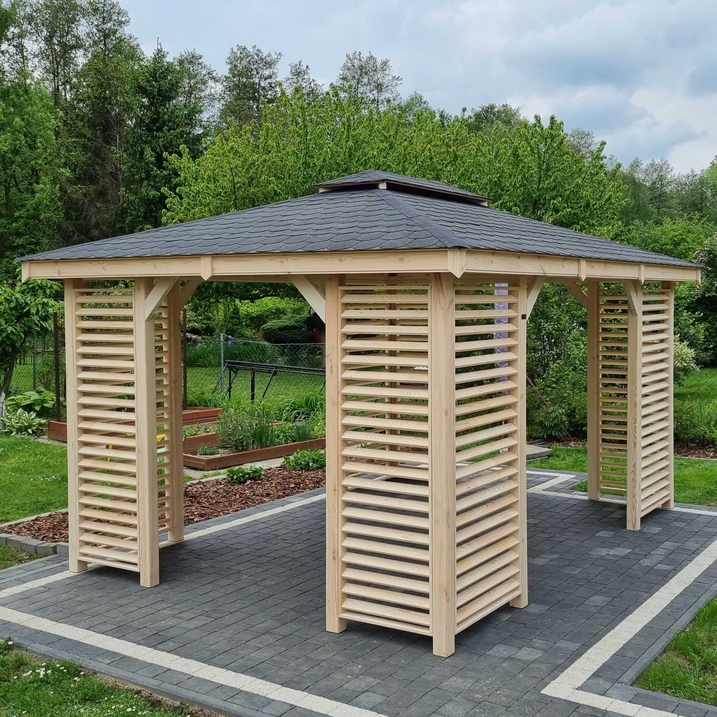 Altanka, altana ogrodowa SOFIA 3x3,  wiat, pergola, garaz