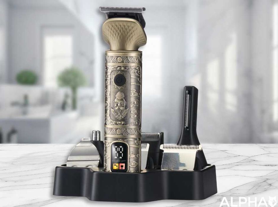 MASZYNKA Do Strzyżenia Włosów Brody Ciała 7w1 Trymer Golarka WYPRZEDAŻ