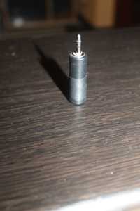 Перехідник Cablexpert 6.3 мм — 3.5 мм Чорний