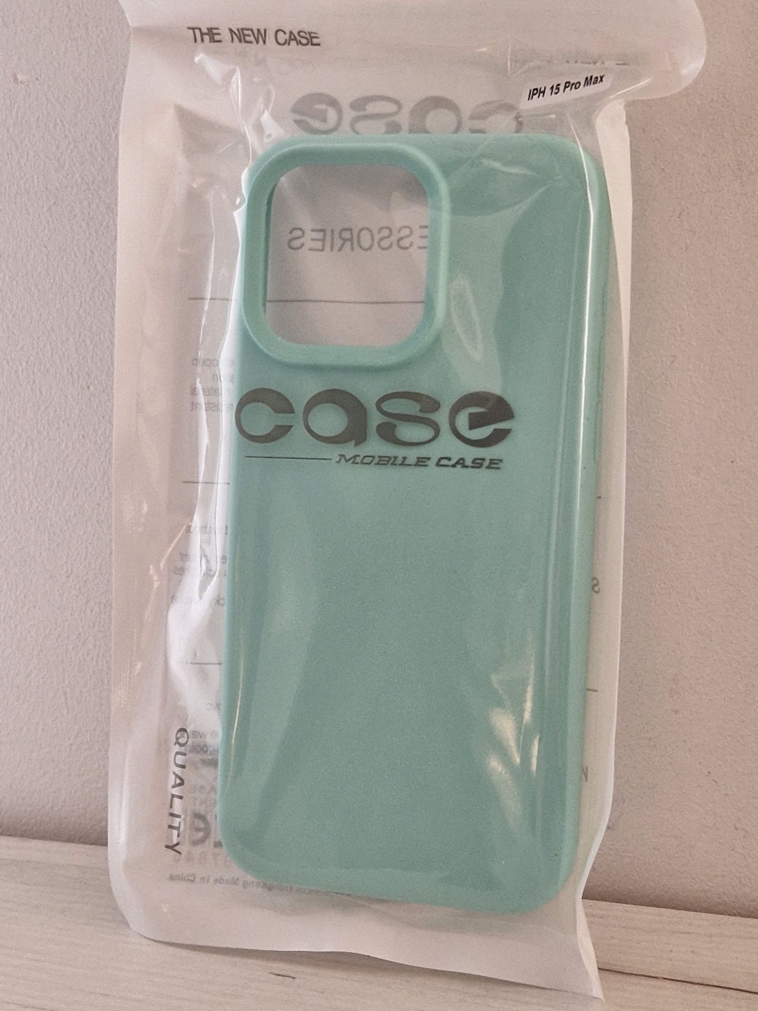 Silicone Lite Case do Iphone 15 Pro Max miętowy