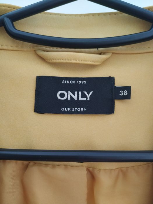 Casaco mulher couro amarelo (38) ONLY