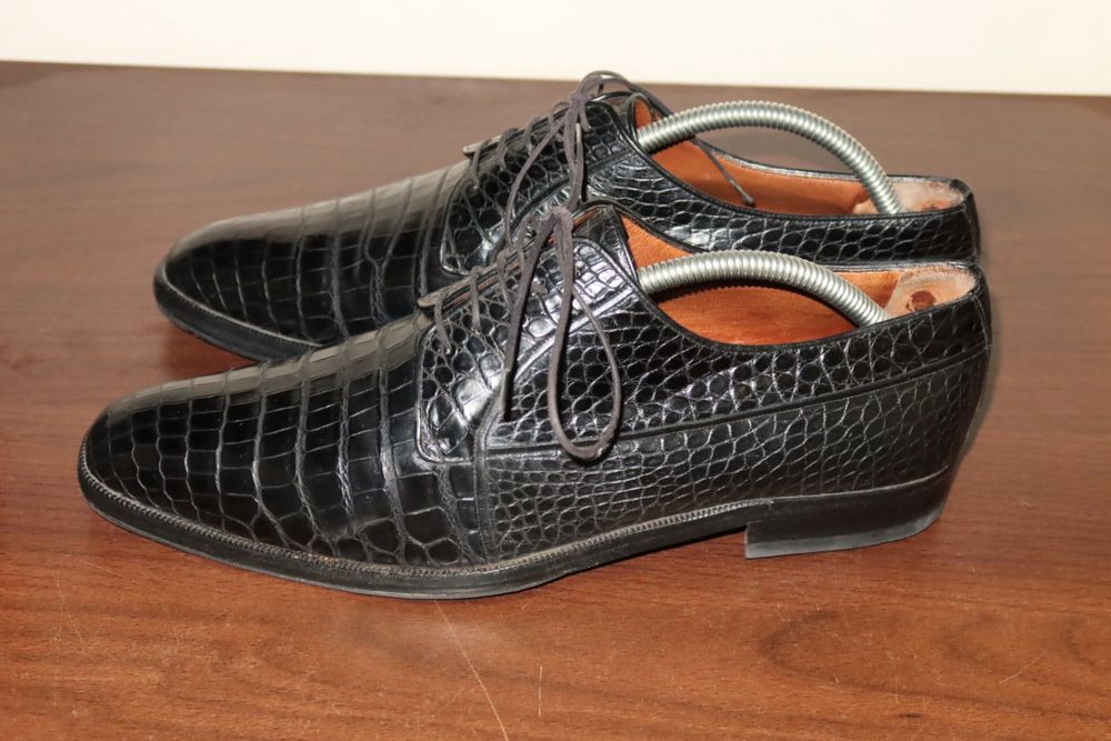 Крокодилові Туфлі A. Testoni - Натуральний крокодил • Оригінал