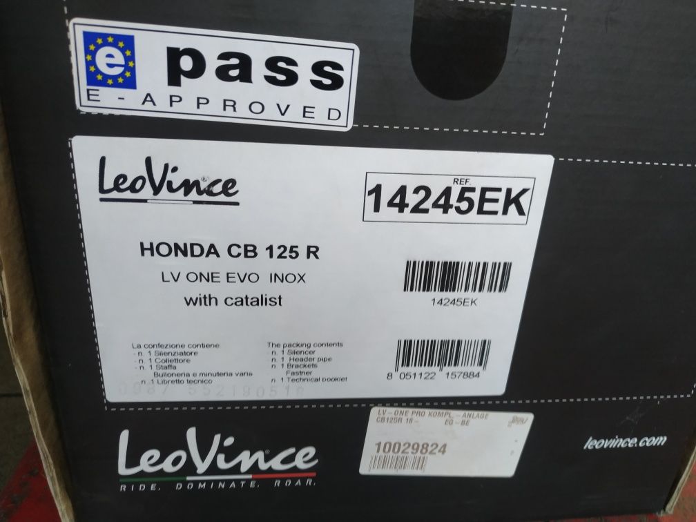 Tłumik Leovince Honda CB125R JC79