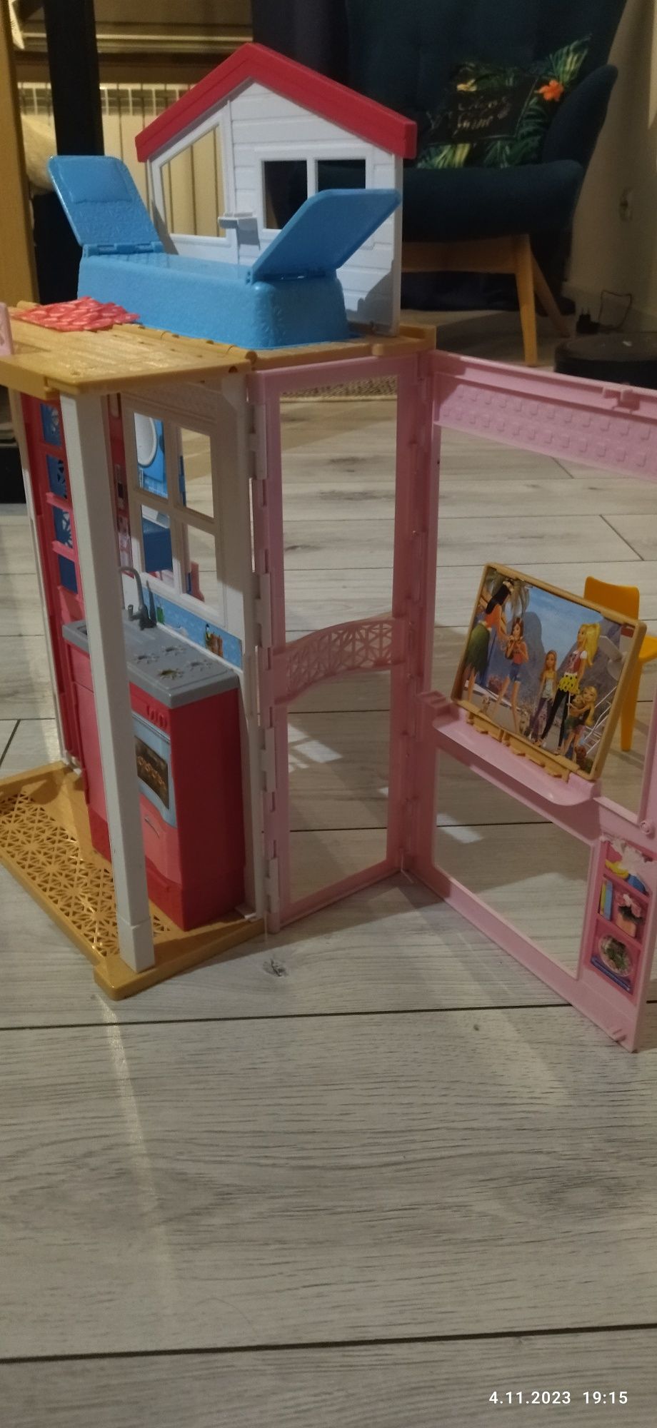 Domek dla lalek Barbie rozkładany