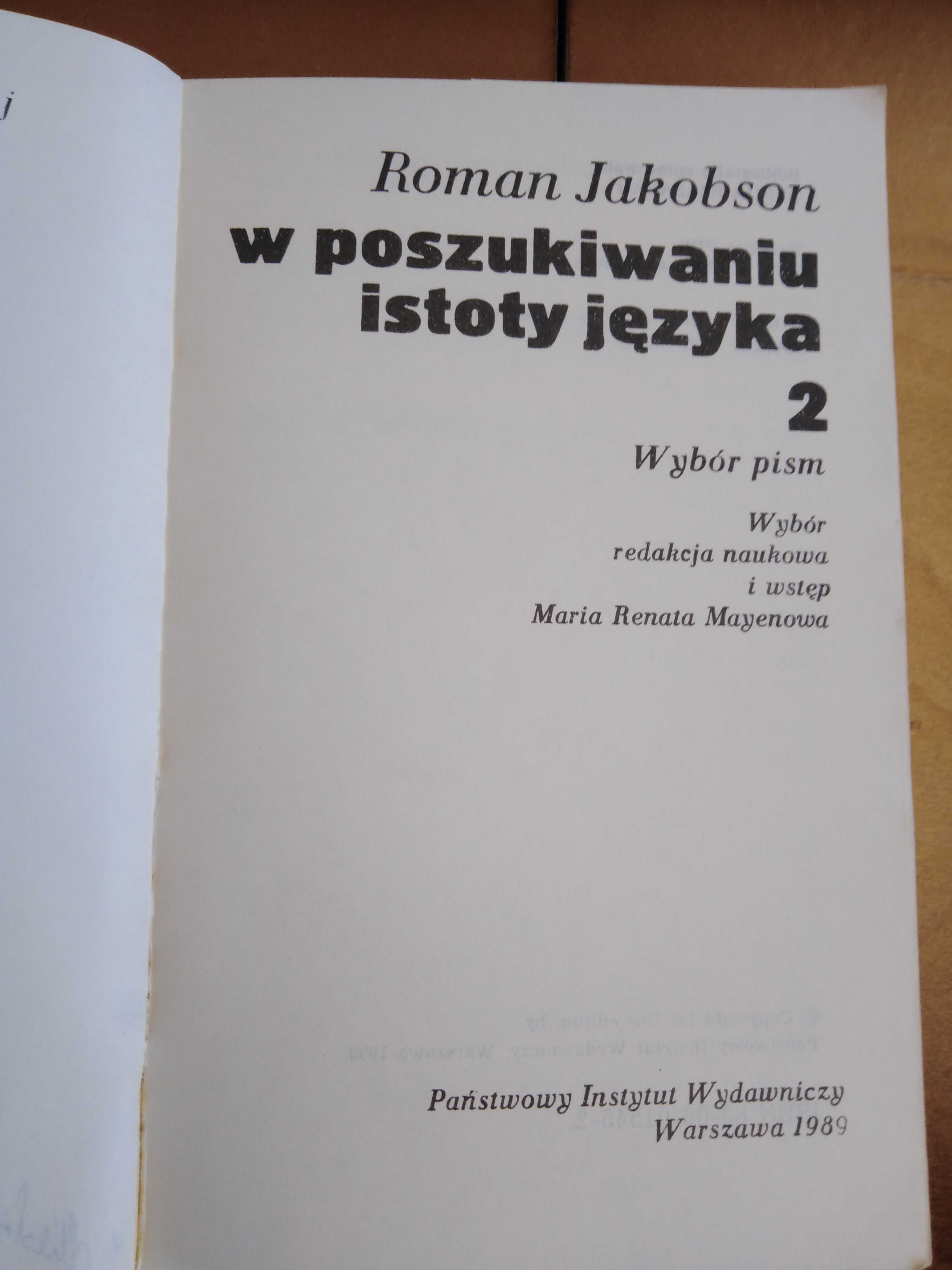 W poszukiwaniu istoty języka - Roman Jakobson- cz.1  i 2