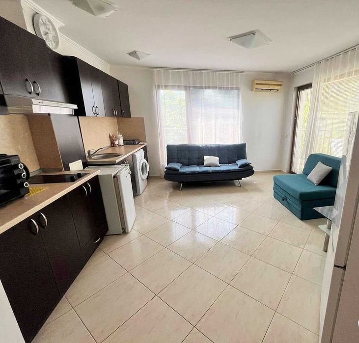 Квартира 65м2/Апартамент 1+1 в уютном комплексе 400м от моря Болгария