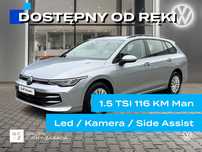 Volkswagen Golf 1.5 TSI 116 KM man 15'' Led Kamera Side Assist Tempomat OD RĘKI