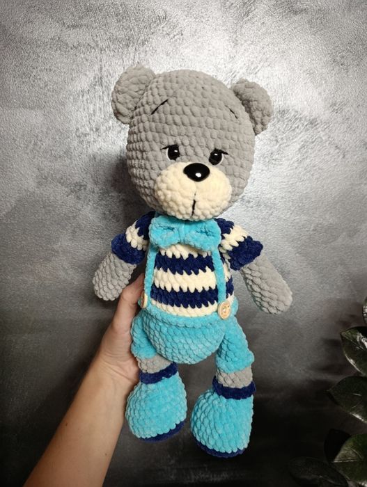 Miś Handmade przytulanka dekoracja maskotka rękodzieło