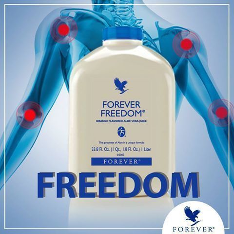 Forever FREEDOM ® • Sumo Aloe Vera , Vit.C,MSM-Dores Articulações .