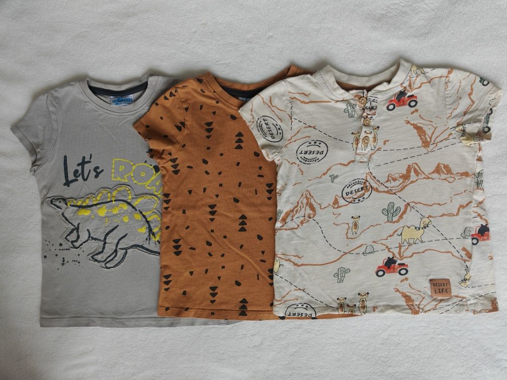 Koszulki t-shirty chłopięce pepco ok. 98
