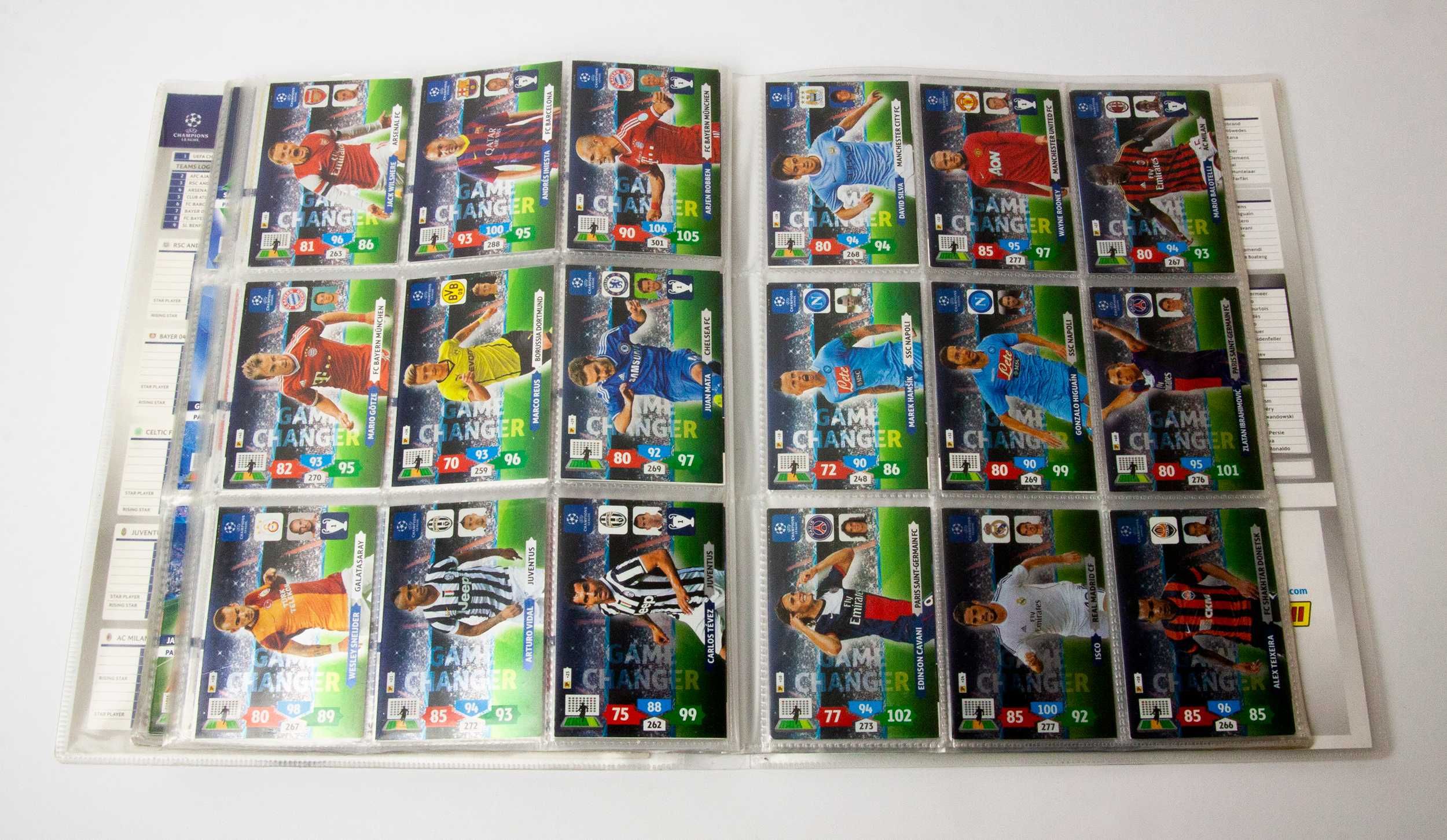 PANINI UEFA CHAMPIONS LEAGUE 2013/2014 Komplet 365 kart