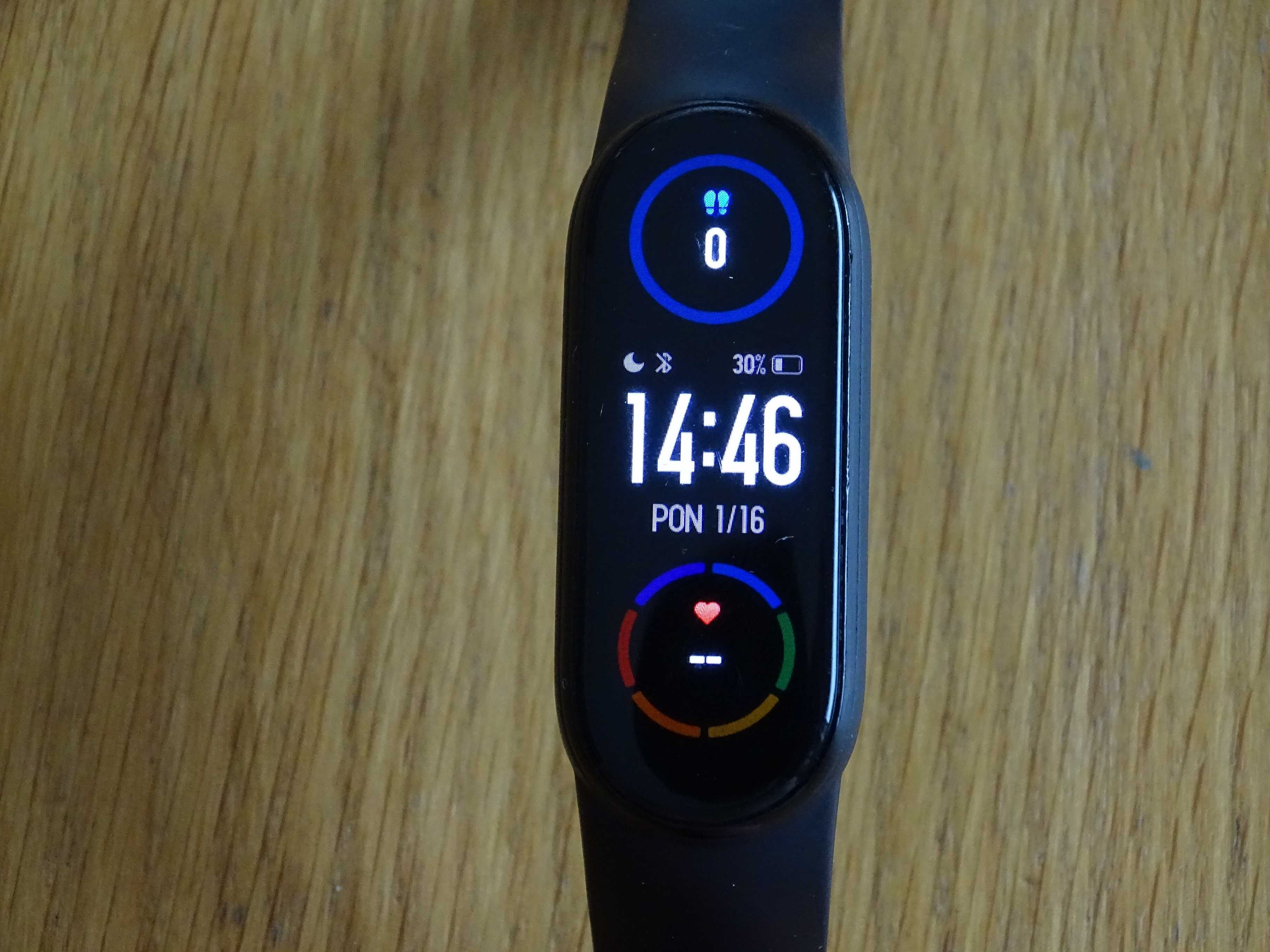 Zegarek SmartWatch Xiaomi MI Band 6 Czarny ZESTAW