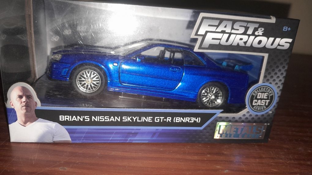 5 Miniaturas Jada Fast Furious 1/32