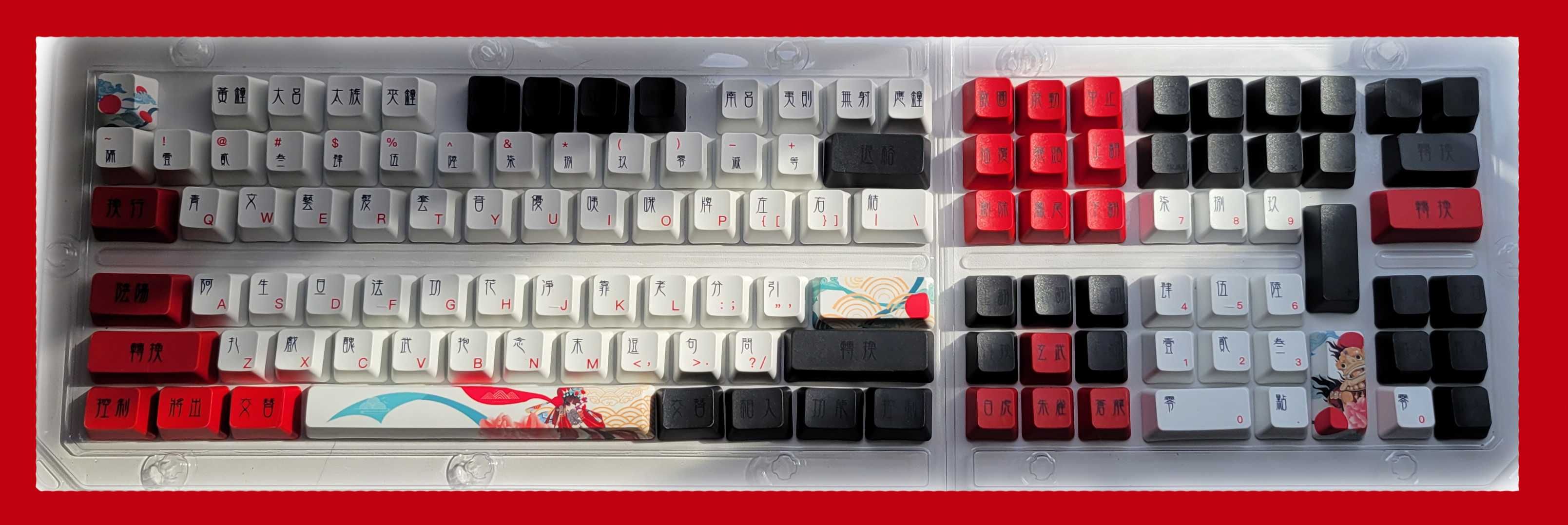 Varmilo Beijing Opera Keycap set кейкапы Вармило Пекинская опера PBT