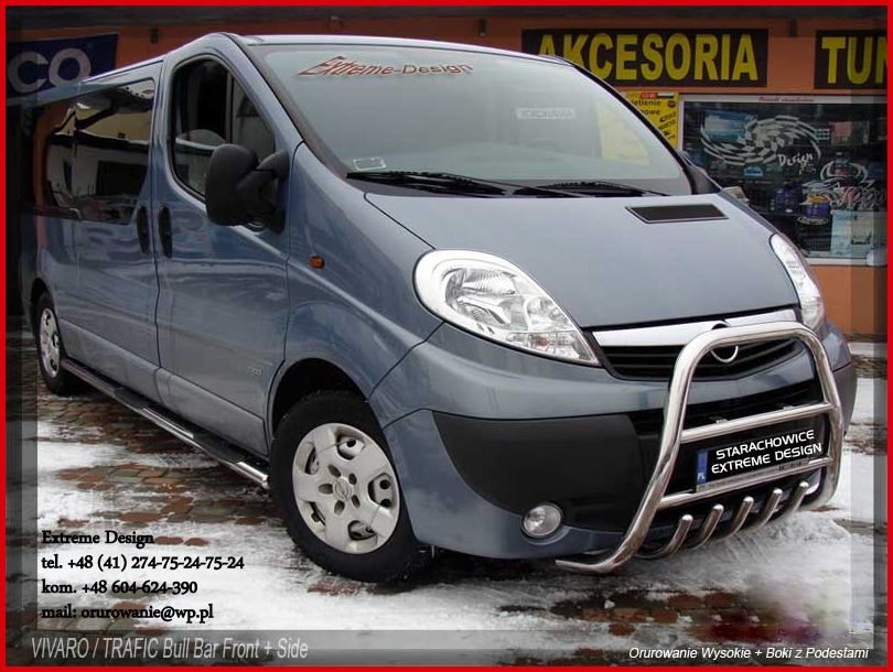 orurowanie opel vivaro mokka antara ochronne