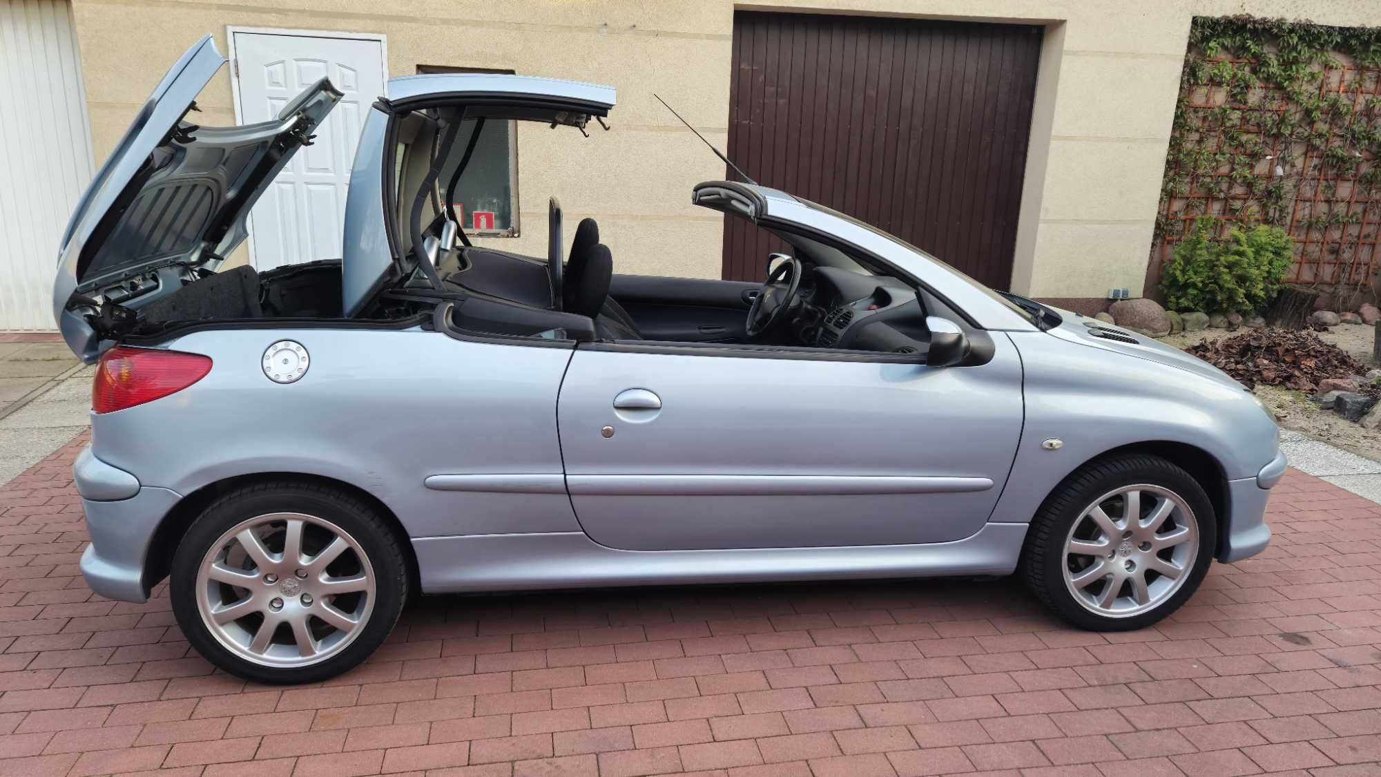 peugeot 206cc , 1.6hdi,  2007, org.165tyś.km, stan bdb .